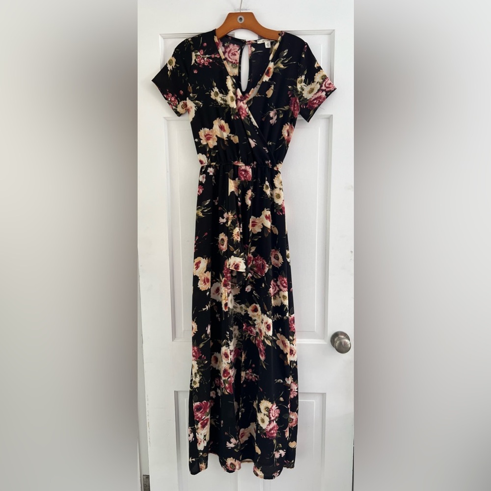 Francesca’s Floral Romper Dress